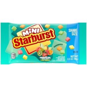 Starburst Minis Tropical Share Size Chewy Candy 3.5oz 15ct